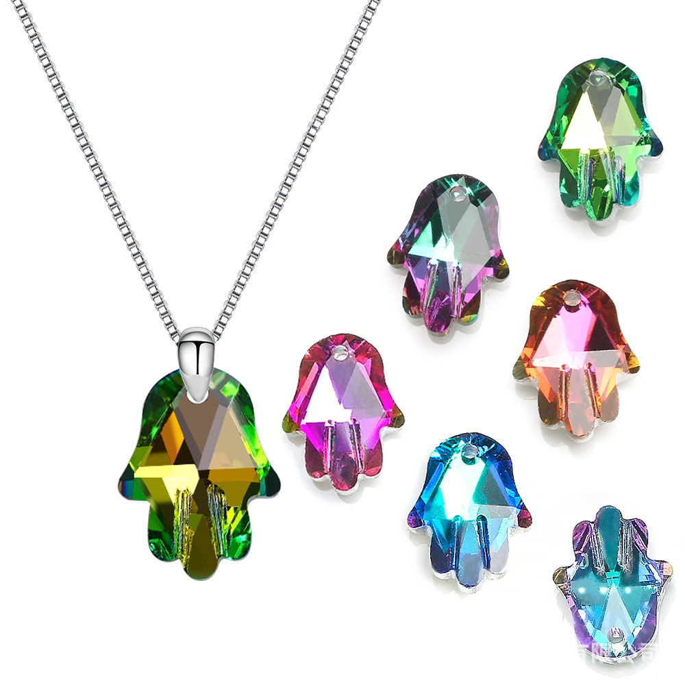 Jewelry Making Beginners - 18 мм Будда Пальма Стеклянный Кристалл