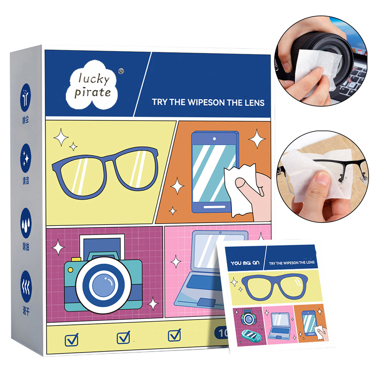 Jewelry Making Glasses - 100 шт./упак. Одноразовые салфетки для чистки
