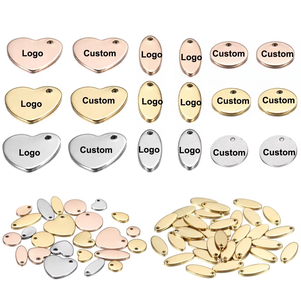 Making Custom Jewelry - 100 шт./лот, индивидуальный лазерный гравированный логотип,