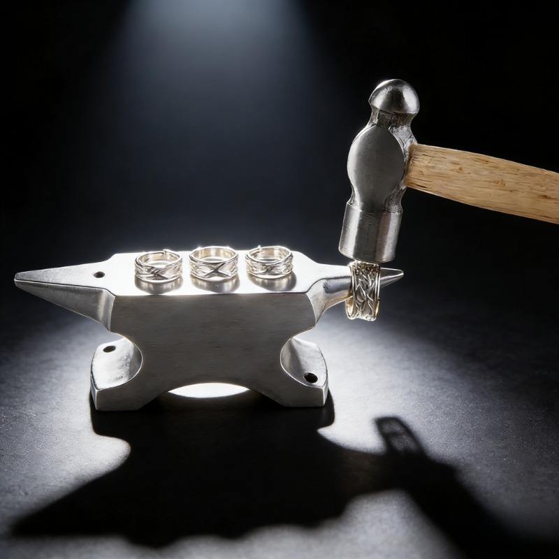 Jewelry Making Anvil - Профессиональная нержавеющая стальная наковальня с рогатой
