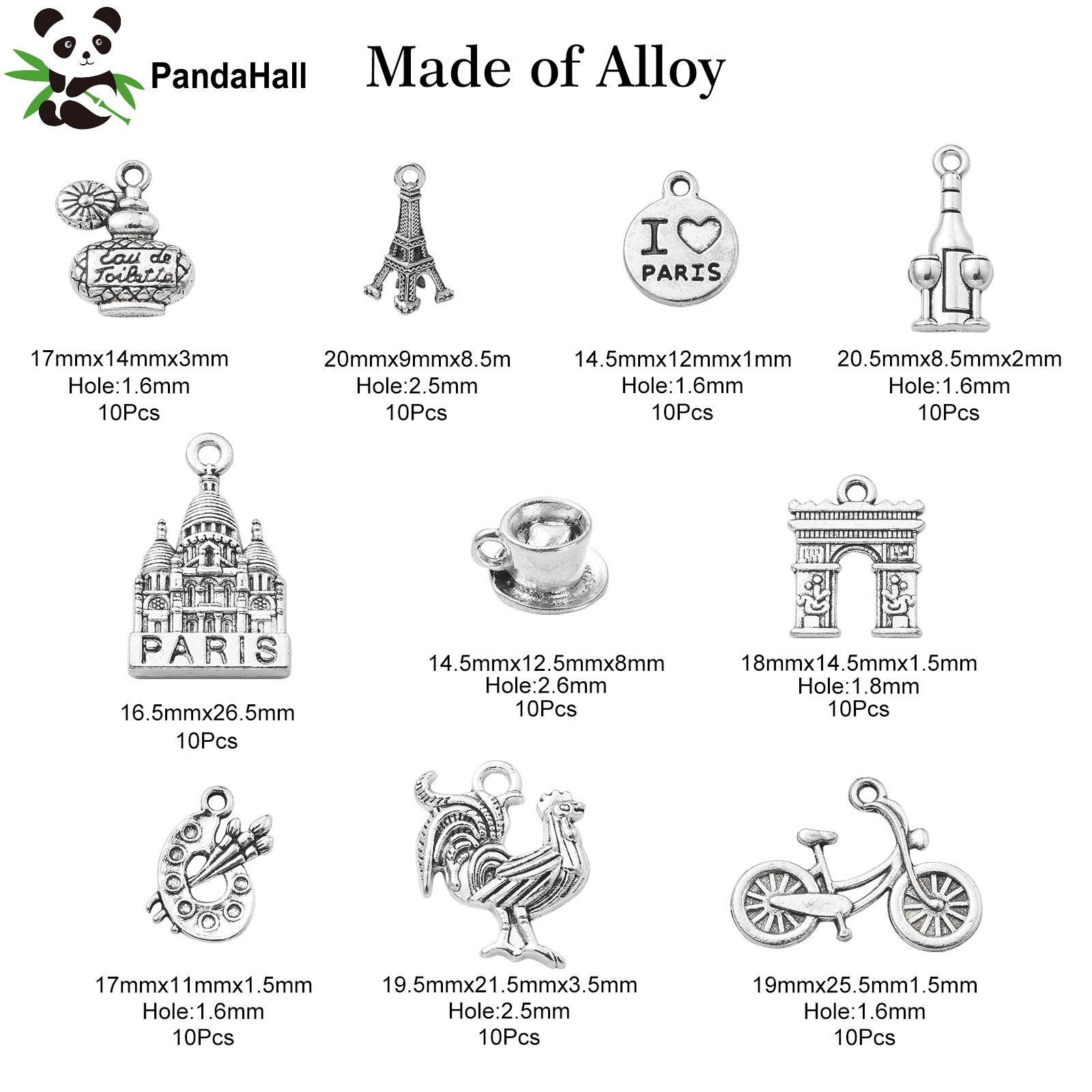 PandaHall 100 шт. 10 стилей: п – обзор и цена Jewelry Making Paris