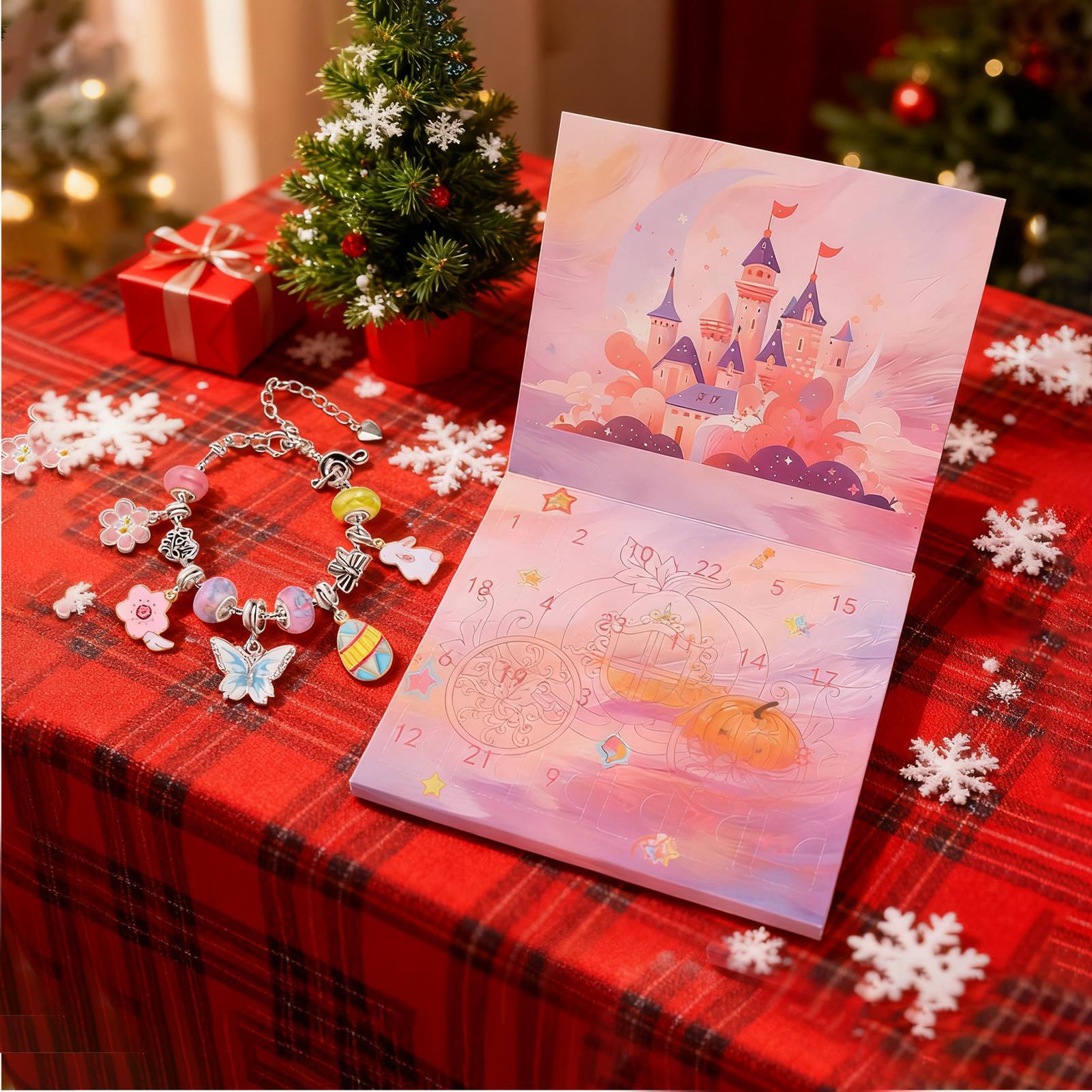 Браслет Рождественский Адвент  – обзор и цена Jewelry Making Advent Calendar