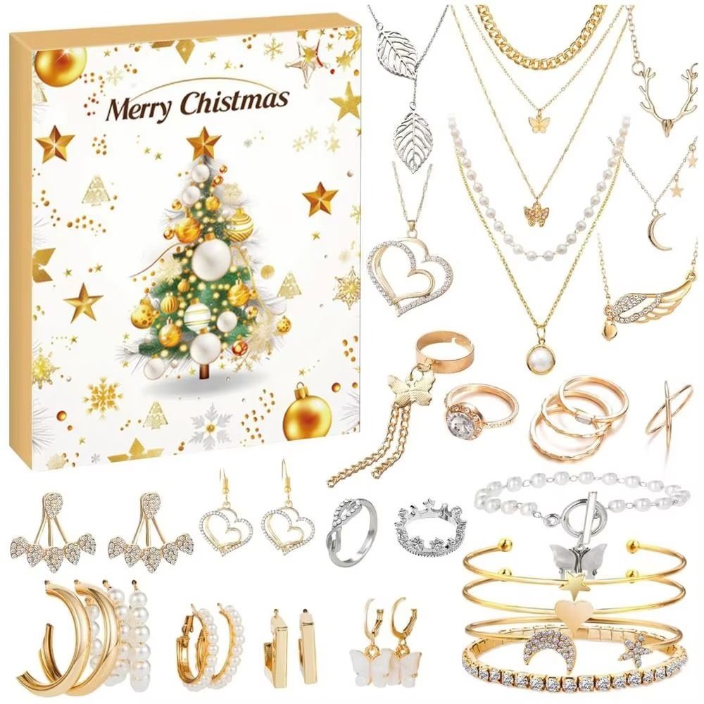 2024 DIY Рождественский адвент – обзор и цена Jewelry Making Advent Calendar